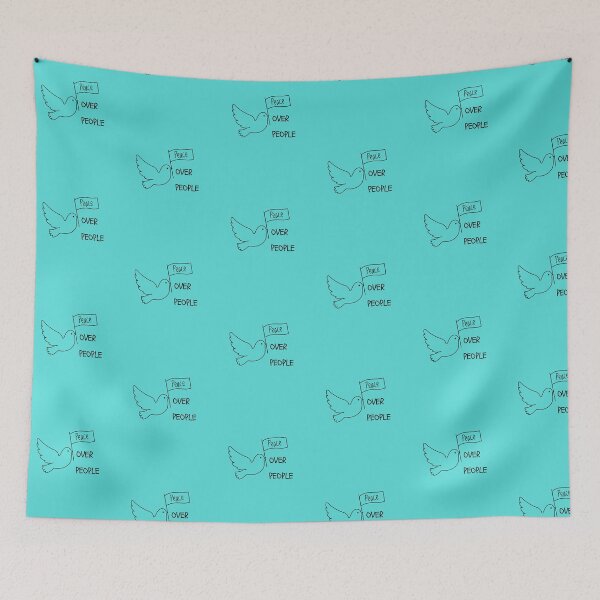 Item preview, Peace Over People – Minimalist Quote T-Shirt for Calm & Self-Care Lovers designed and sold by AppleMe.