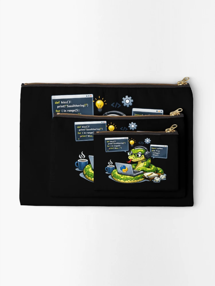 Imagen 2 de 4, Bolsos de mano con la obra Programador de Python Python, diseñada y vendida por optimusprime39.