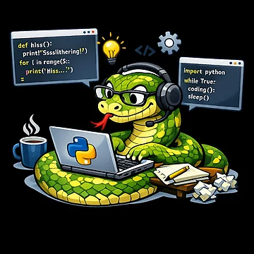 Imagen de la obra Programador de Python Python de optimusprime39