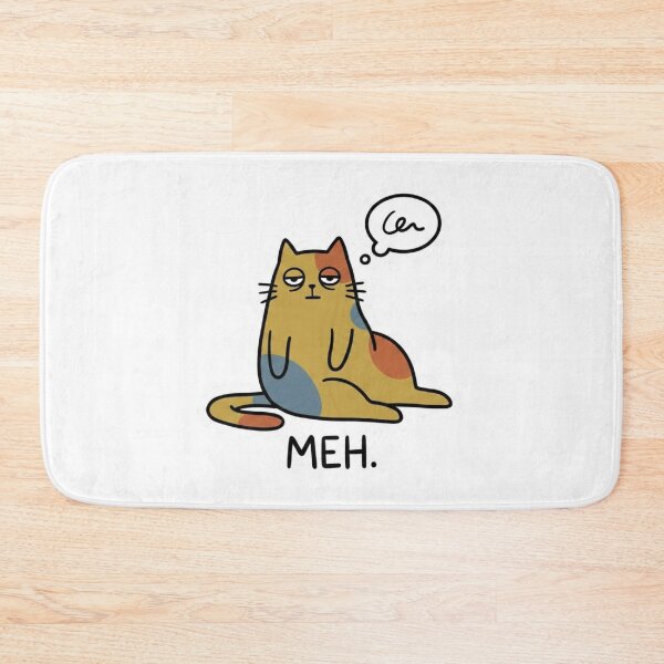 Item preview, Meh Cat – Funny Lazy Cartoon Cat designed and sold by TomxDesign.