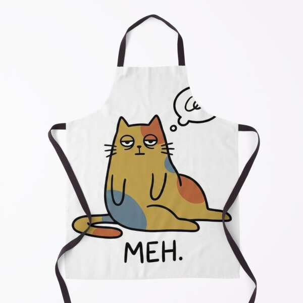 Item preview, Meh Cat – Funny Lazy Cartoon Cat designed and sold by TomxDesign.