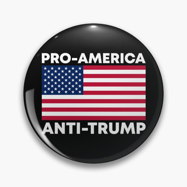 Item preview, Pro America Anti Trump - American Flag Patriotic designed and sold by PixVib.
