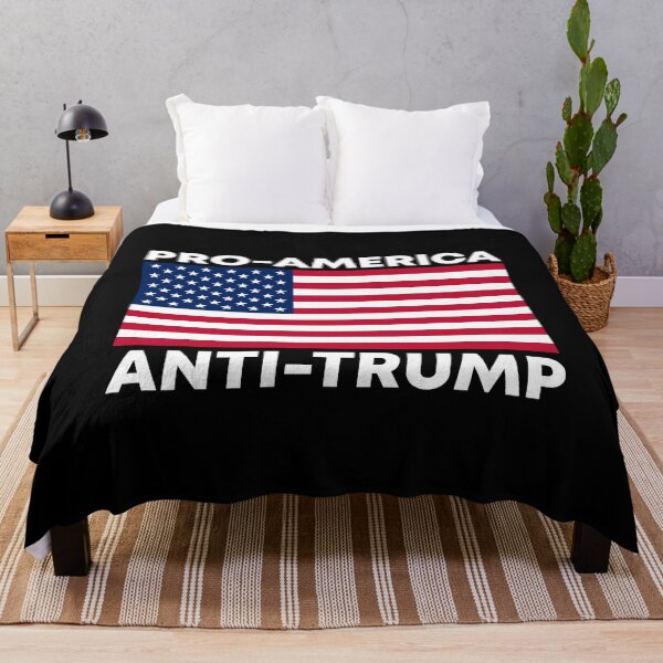 Item preview, Pro America Anti Trump - American Flag Patriotic designed and sold by PixVib.