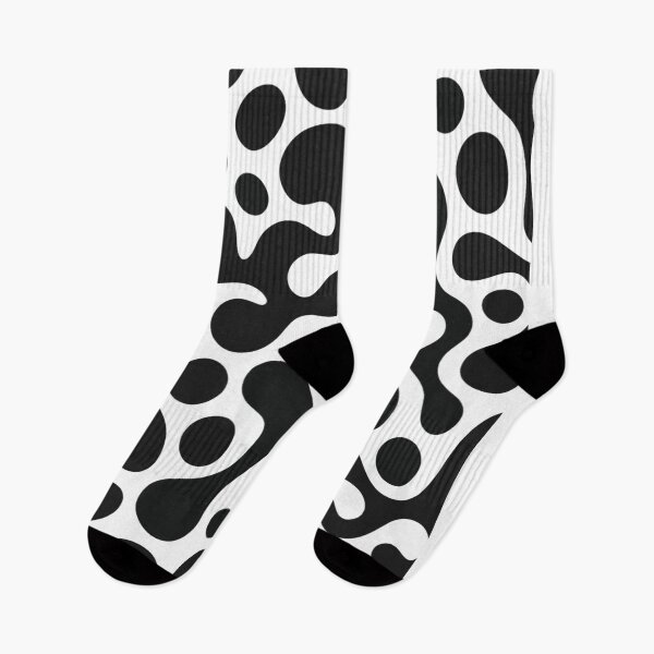 Item preview, Organic Black and White Blob Pattern designed and sold by MMPrintsDesign.