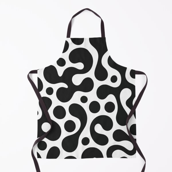 Item preview, Organic Black and White Blob Pattern designed and sold by MMPrintsDesign.