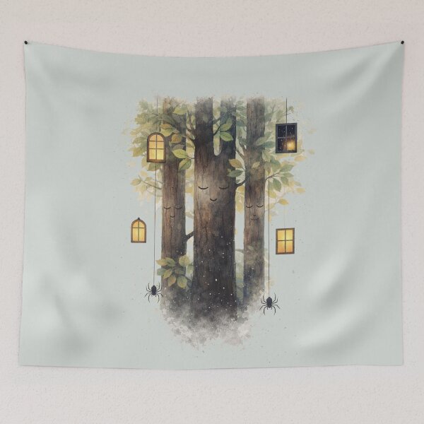 Item preview, Peaceful Forest Spirit T-Shirt – Cute Nature Aesthetic Art Tee designed and sold by KDesignCrafts.