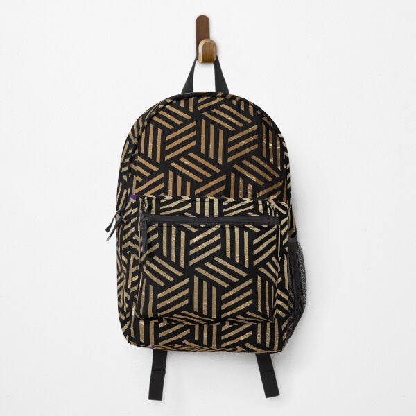 Item preview, Gold Leaf Hexagon Geometric Pattern - Luxury Abstract Design designed and sold by Italian Ink Studio.