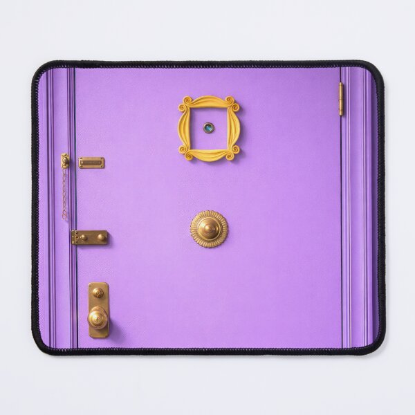 Item preview, Friends inspired purple door, golden frame illustration designed and sold by Thunderg1rl.