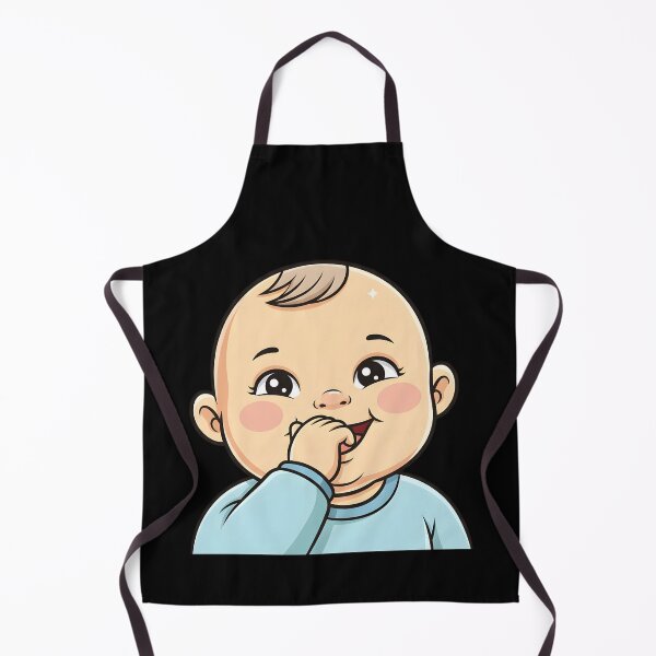 Item preview, Cute Smiling Baby Cartoon Character Illustration Sweet Cheerful Infant Graphic designed and sold by DrawHandArt.