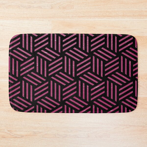 Item preview, Pink Textured Hexagon Geometric Pattern - Modern Abstract Design designed and sold by Italian Ink Studio.