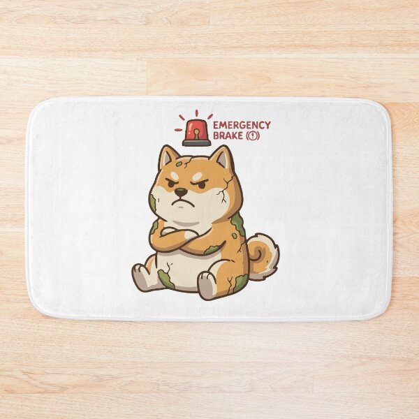 Item preview, Emergency Brake Activated Shiba Inu Refusal designed and sold by Petzzz.