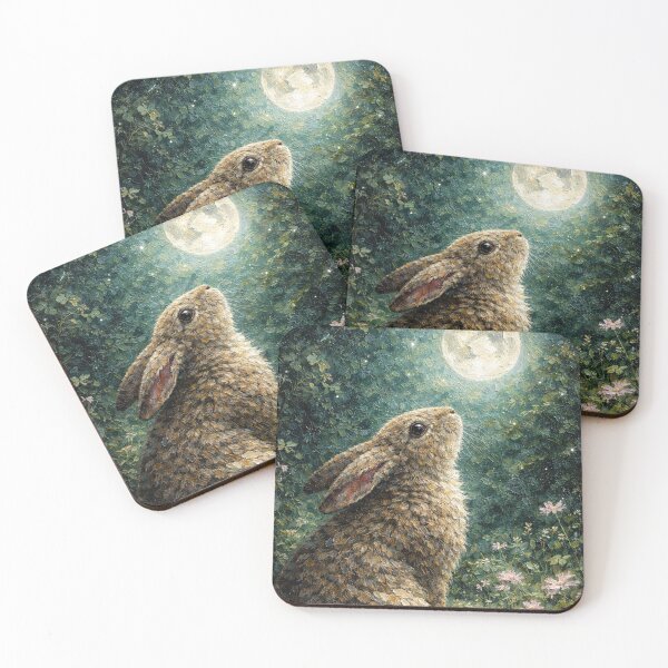 Item preview, Rabbit and Moon designed and sold by chihuahuashower.