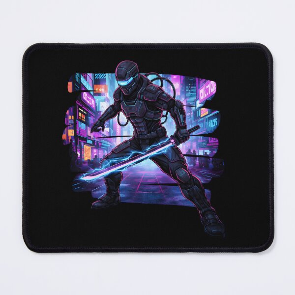 Item preview, Cyber Samurai: The Neon Warrior designed and sold by CheepMunks.
