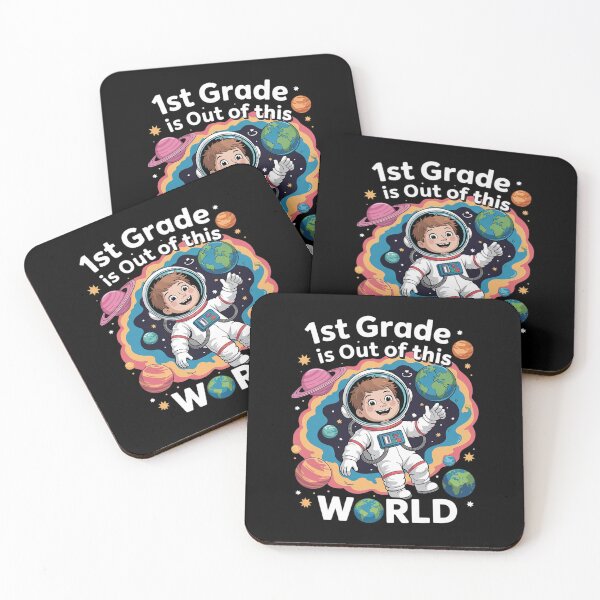 Item preview, First Grade Astronaut Space Science STEM Boy Girl Kids designed and sold by joyouartArt.