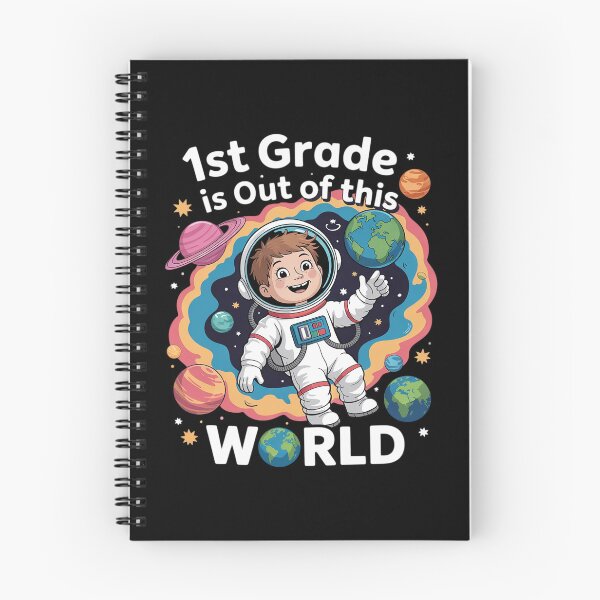 Item preview, First Grade Astronaut Space Science STEM Boy Girl Kids designed and sold by joyouartArt.