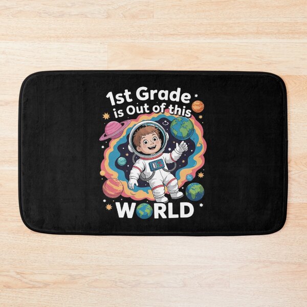 Item preview, First Grade Astronaut Space Science STEM Boy Girl Kids designed and sold by joyouartArt.
