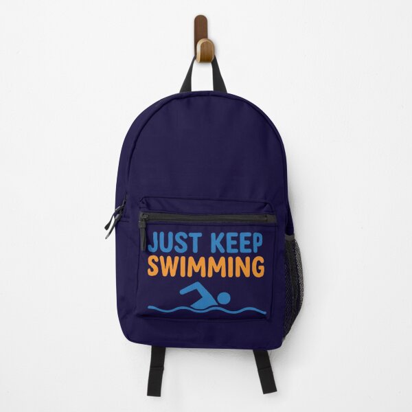Item preview, Just Keep Swimming - Motivational Swimmer Icon designed and sold by LoudVictory.