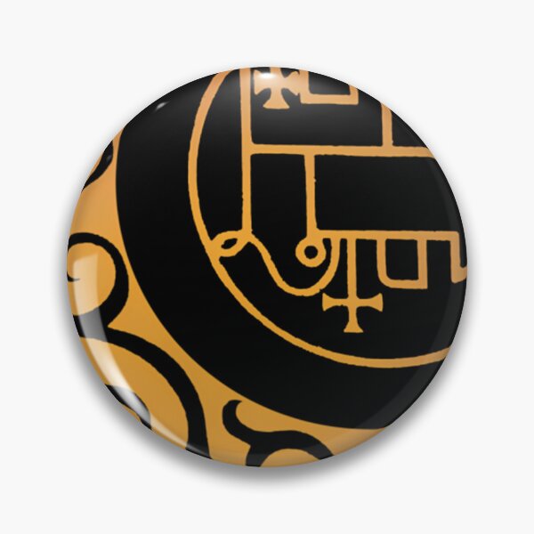 Item preview,  Hellaverse - Stolas'S Golden Grimoire Sigil designed and sold by FaizanAjmal.