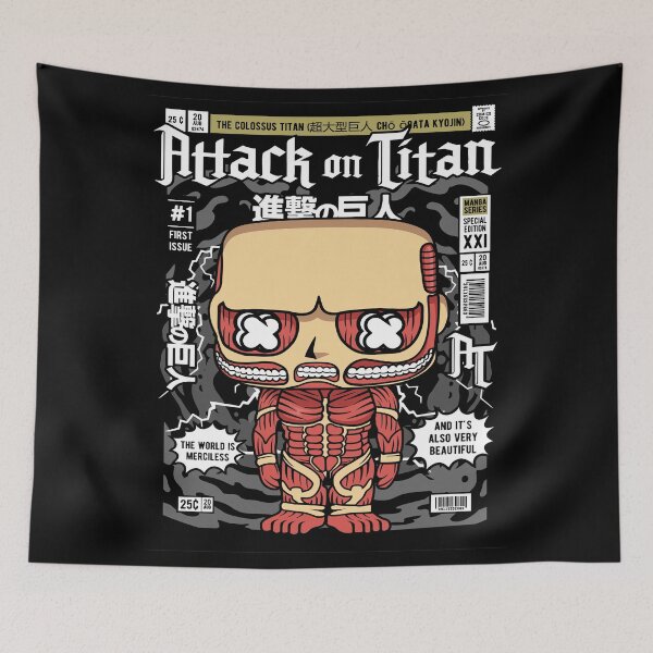 Item preview, Attack On Titan The Colossus Titan Shingeki No Kyojin Cho-Ogata Kyojin The World Is Merciless And It's Also Very Beautiful Anime Manga designed and sold by visionsunveiled.