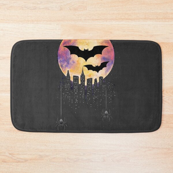 Item preview, Halloween Bat Moon City Skyline T-Shirt – Spooky Night Art Tee designed and sold by KDesignCrafts.