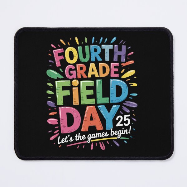 Item preview, Let The Games Begin Fourth Grade Field Day 2025 Teacher Kid designed and sold by angolinnArt.