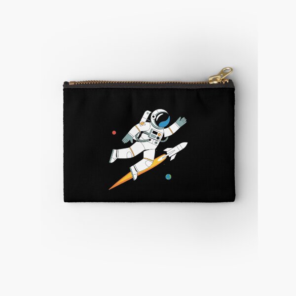 Item preview, Flying Astronaut With Rocketship Outer Space designed and sold by DigitaldeligArt.