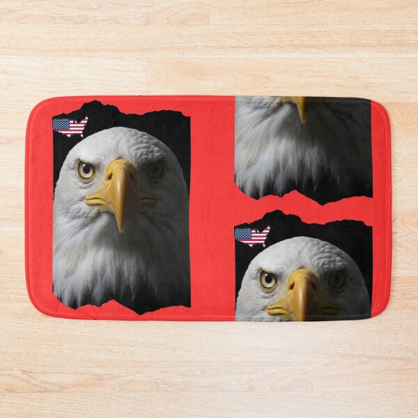 Item preview, American Eagle Red Edition - Urban Street Art - 12K Patriotic Poster designed and sold by NaturalBeautySebastian .
