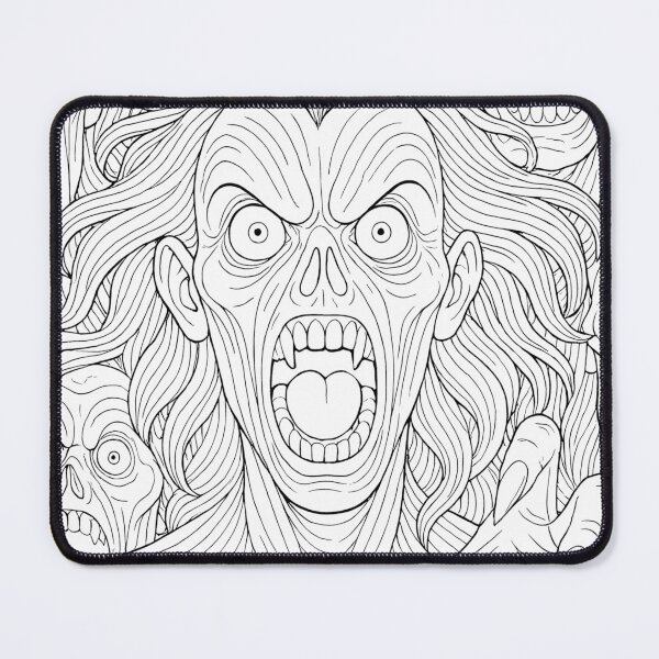 Item preview, Screaming Undead Horror Faces Gothic designed and sold by Shoot-The-Moon.