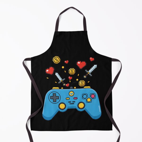 Item preview, Retro Video Game Controller Pixel Art Gaming Adventure Level Up designed and sold by DrawHandArt.