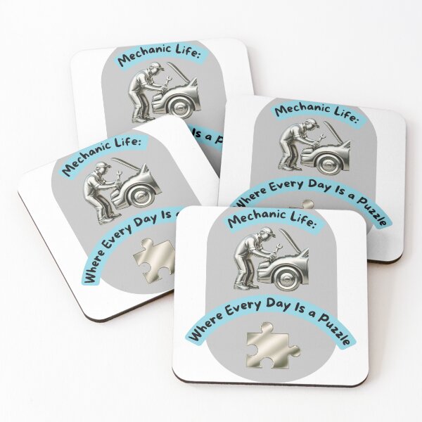 Item preview, Mechanic Life - Where every day is a Puzzle designed and sold by WhiteHiposWear.