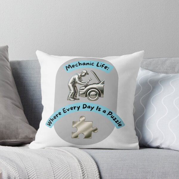 Item preview, Mechanic Life - Where every day is a Puzzle designed and sold by WhiteHiposWear.