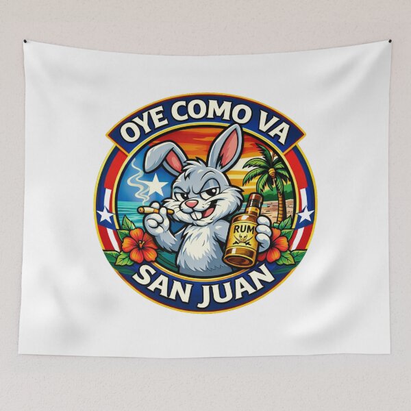 Item preview, Oye Como Va San Juan designed and sold by ArtofDissent.