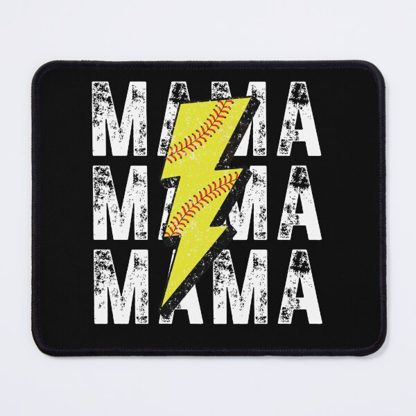 Item preview, Softball Mama Game Day Lightning Design designed and sold by unknowndesigns1.