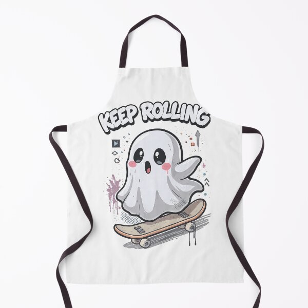 Item preview, Skater Ghost Graffiti Art - Keep Rolling Urban Streetwear Aesthetic designed and sold by etuvibes.