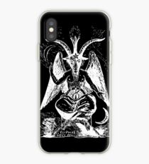 Satan Goat black iPhone Case