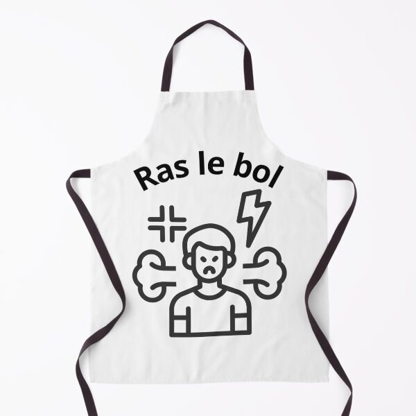 Item preview, Fed up – Funny French Quote with Angry Character Illustration designed and sold by Petit Baz’Art.