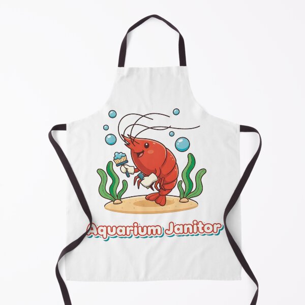 Item preview, Aquarium Janitor Shrimp T-Shirt – Funny Aquarium Fish Tank Cleaner Gift for Aquarists designed and sold by TankTherapyArt.