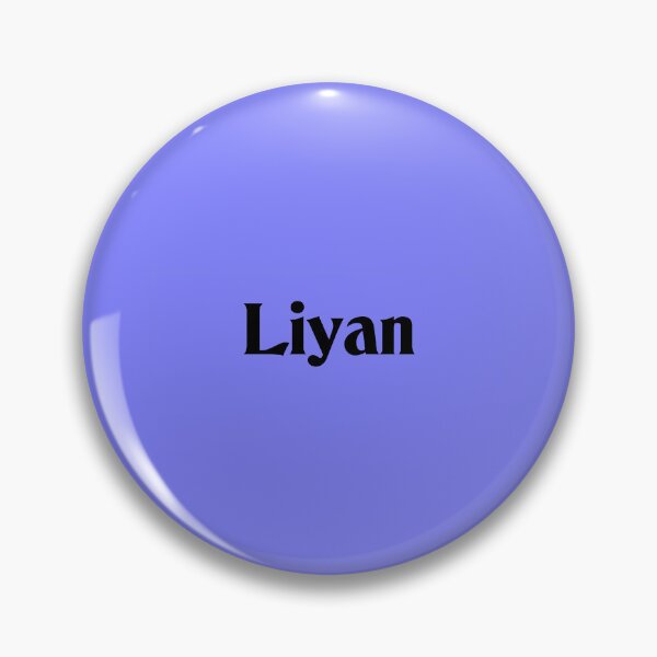 Item preview, Name Liyan Black Text on Blue Violet Deneane Font designed and sold by Art in My Loft.