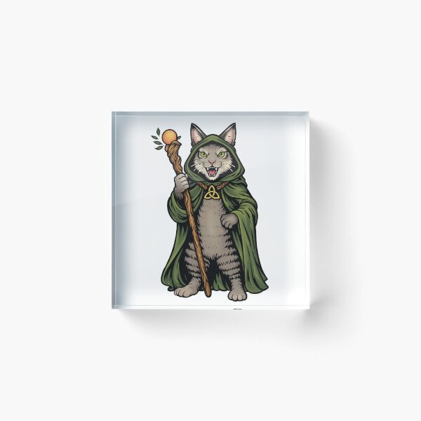 Item preview, Celtic Druid Cat designed and sold by Shannykmc.