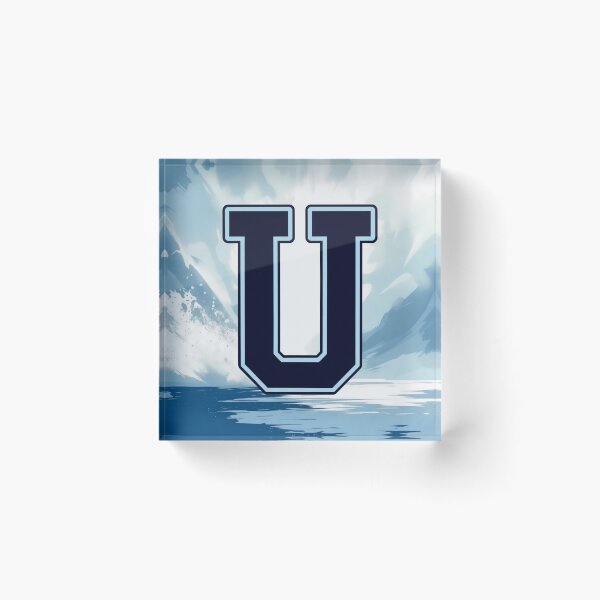 Item preview, Navy Blue Letter U – Initial Monogram for Boys designed and sold by roxysnextgenart.