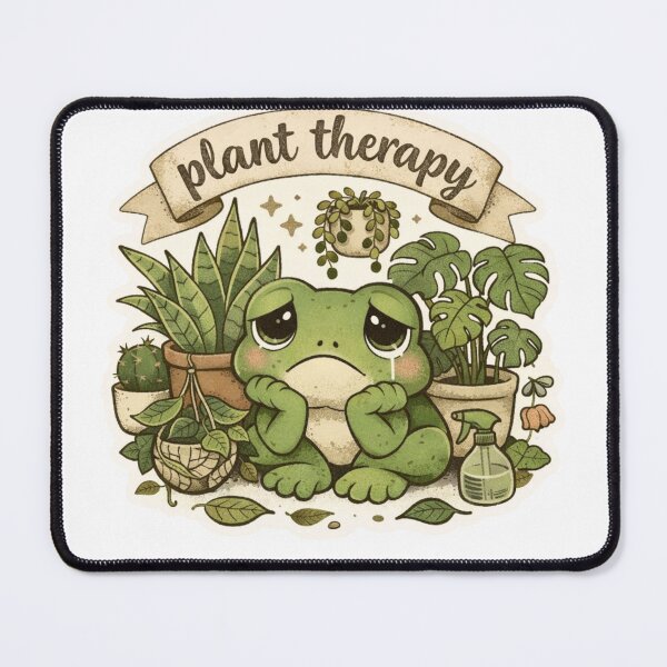 Item preview, Plant Therapy Sad Frog Sticker designed and sold by craftedd.