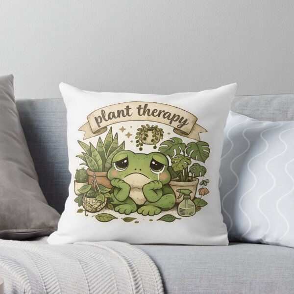 Artikelvorschau, Aufkleber „Trauriger Frosch“ von Plant Therapy entworfen und verkauft von craftedd.