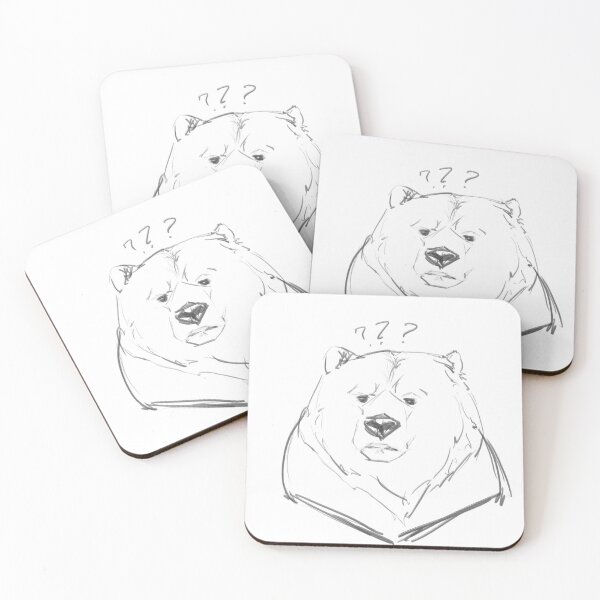 Item preview, Confused Bear Sketch designed and sold by AKI | Art Kode of Imagination.