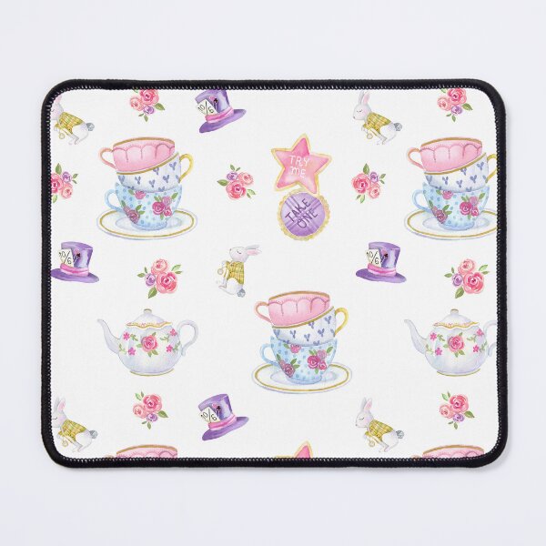 Item preview, Watercolor Alice in Wonderland Tea Party Pattern designed and sold by SpencerReedDes.