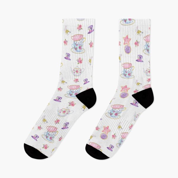Item preview, Watercolor Alice in Wonderland Tea Party Pattern designed and sold by SpencerReedDes.