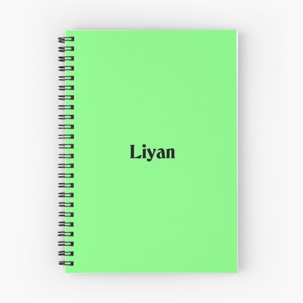 Item preview, Name Liyan Black Text on Bright Green Deneane Font designed and sold by Art in My Loft.
