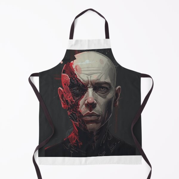 Item preview, Neural Collapse Portrait – Dark Futuristic Streetwear designed and sold by GamerLife31.