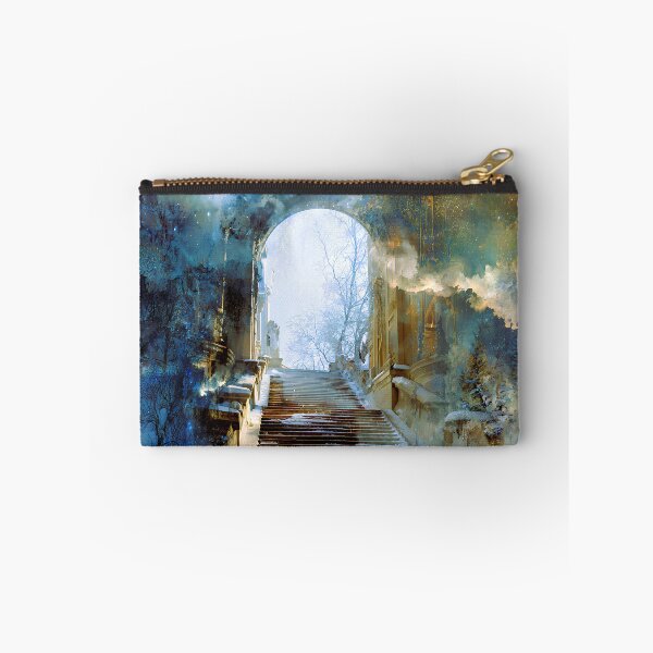 Item preview, Archway to Primavera | Winter to Spring Fantasy Wall Art designed and sold by Stoneflower-Art.
