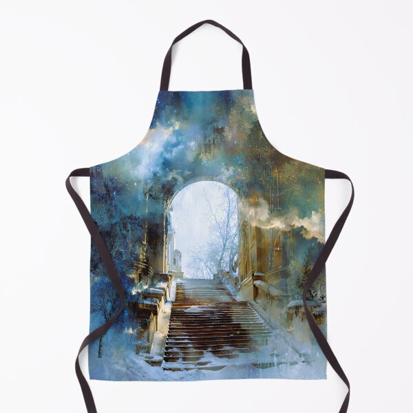Item preview, Archway to Primavera | Winter to Spring Fantasy Wall Art designed and sold by Stoneflower-Art.