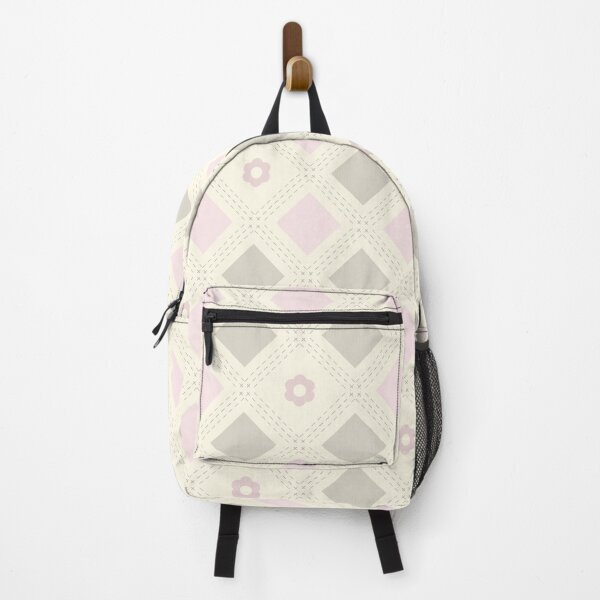 Item preview, Soft Pastel Quilt Floral Pattern | Cozy Cottage Geometric Design designed and sold by Mellowtint Studio.